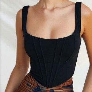 House of CB black corset top